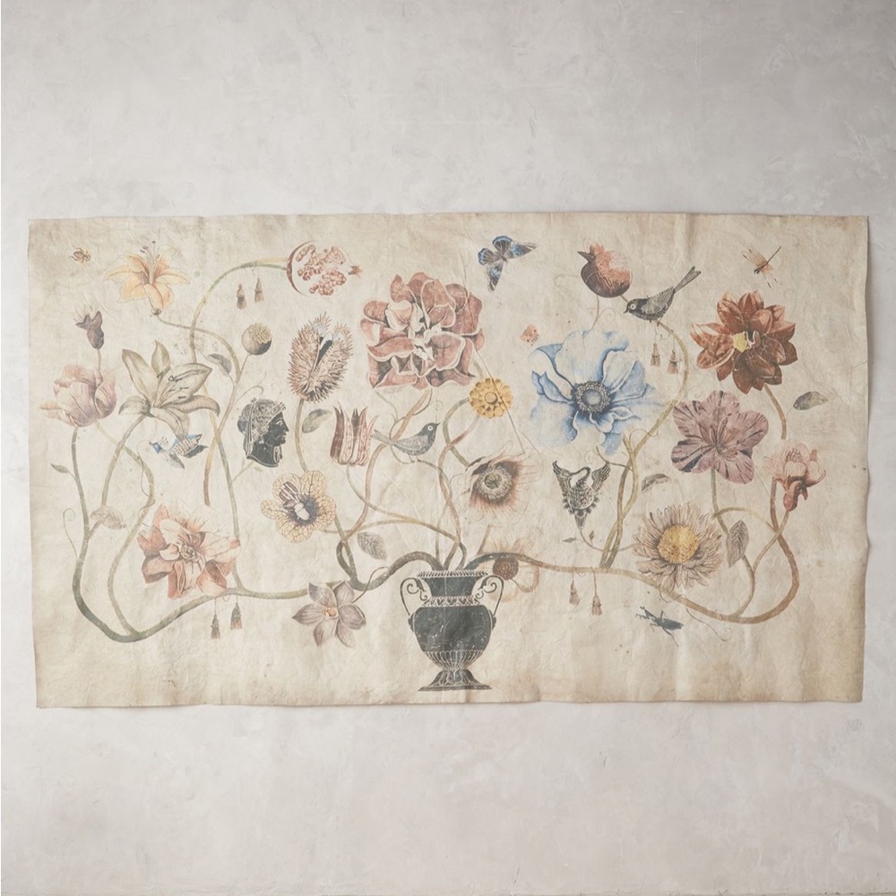 NWT Anthropologie Vase of Wonder Tapestry